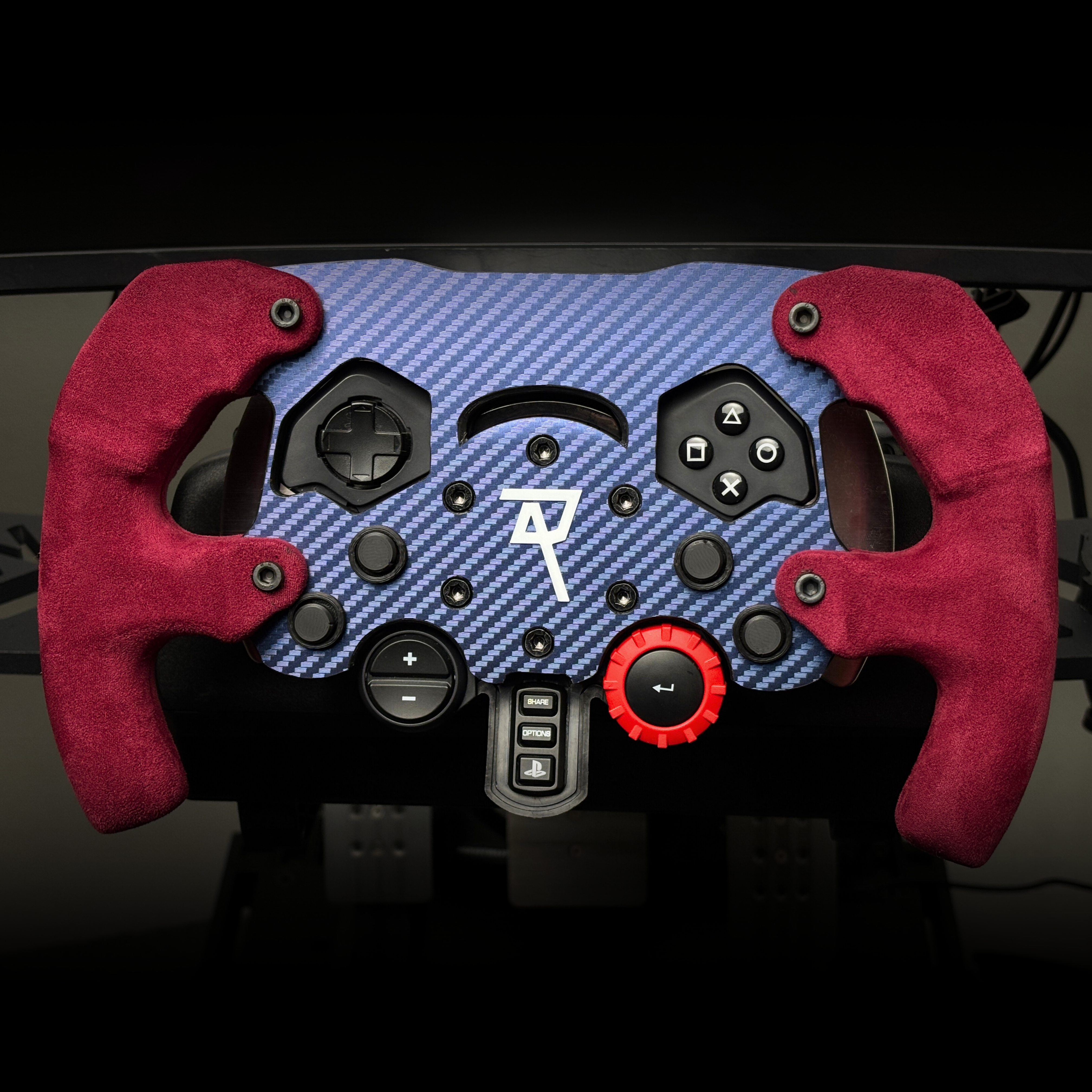 Raceact F1 Wheel Mod (Midnight Purple, V2 Grip) for Logitech G29/G920/G923