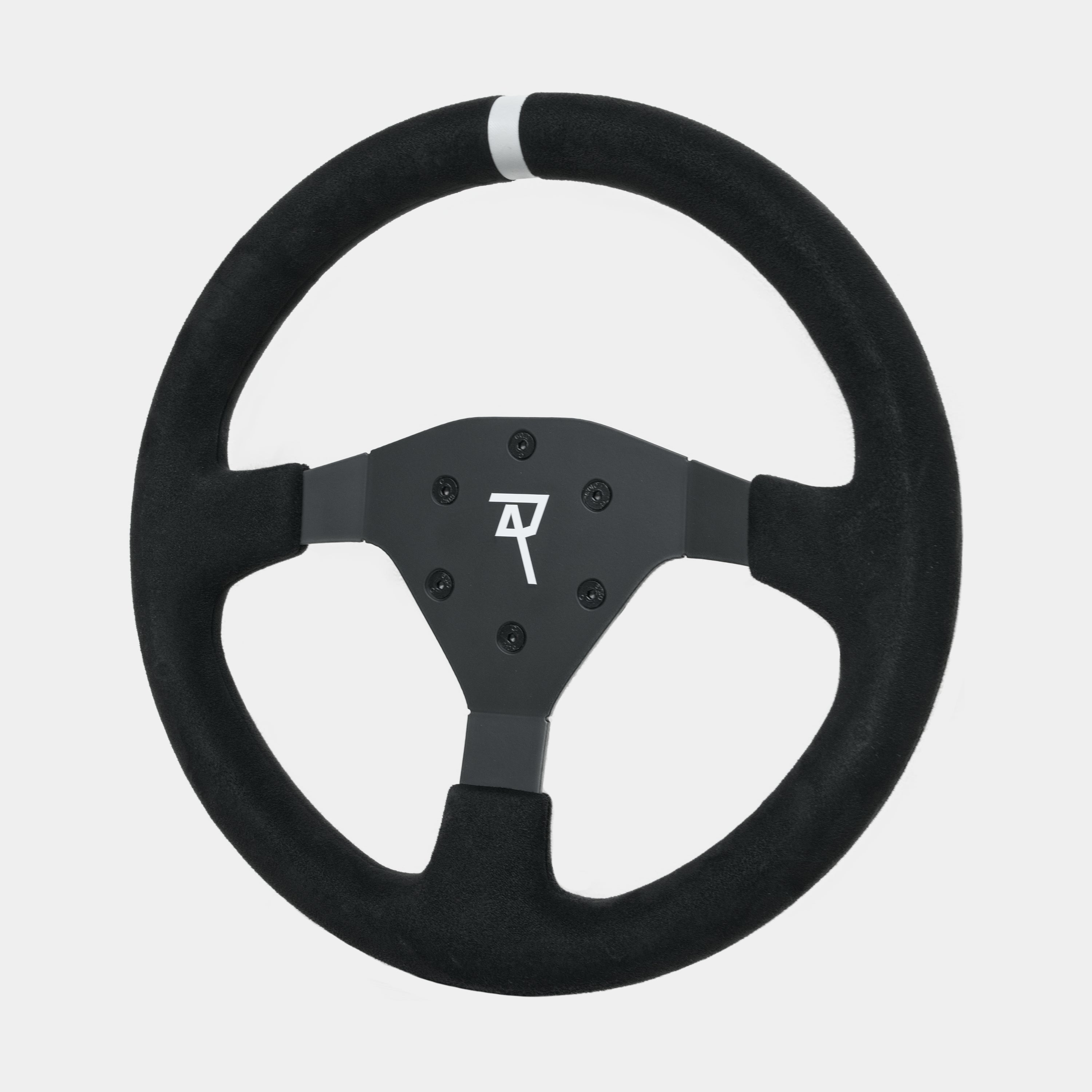Raceact 320mm Suede O-Shape Rally Steering Wheel