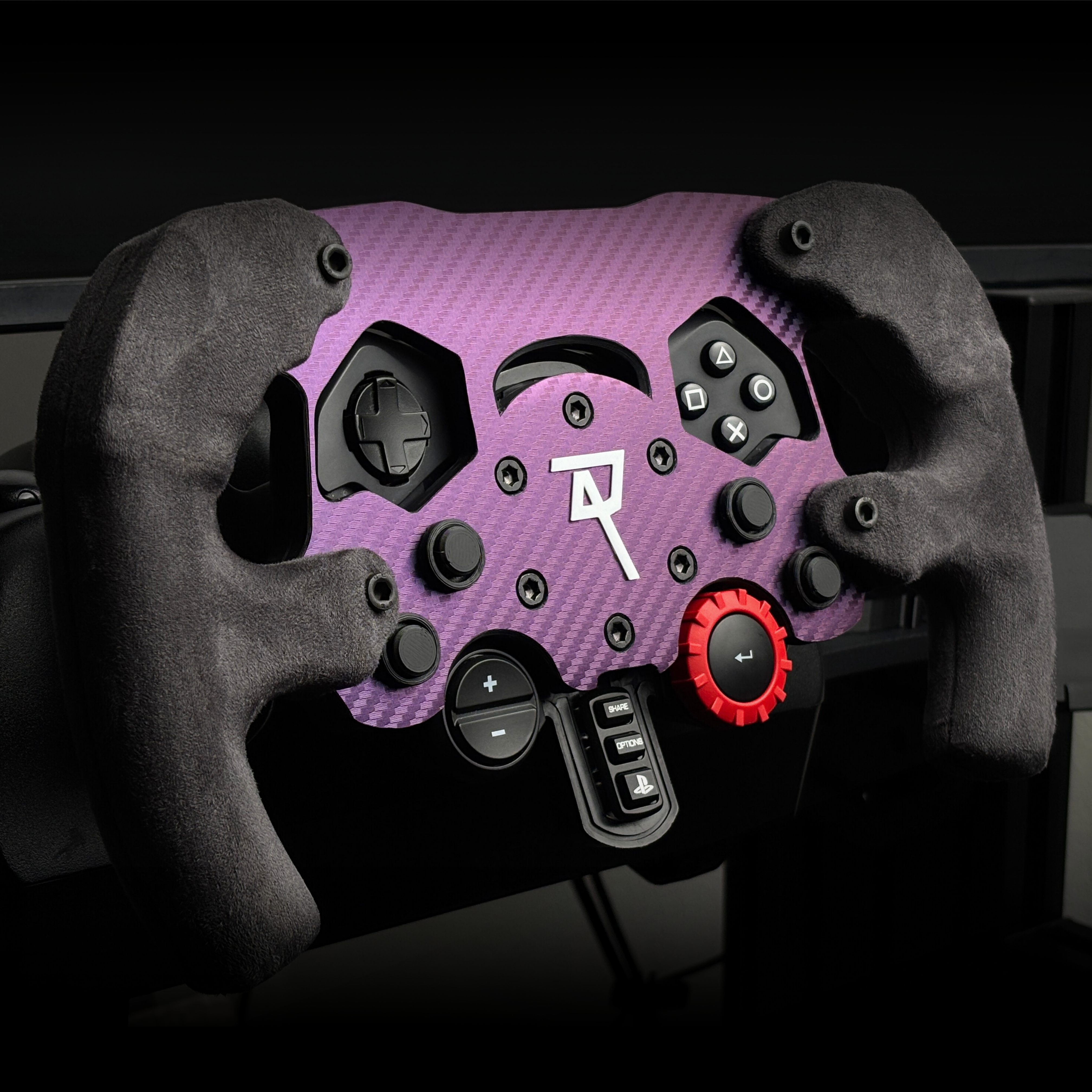 Raceact F1 Lenkrad Mod (Midnight Purple, V2 Griff) für Logitech G29/G920/G923