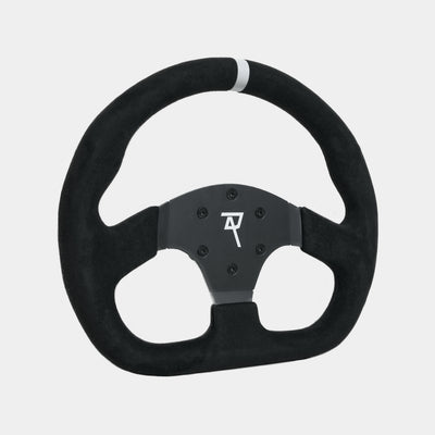 Raceact 320mm Suede D-Shape Steering Wheel