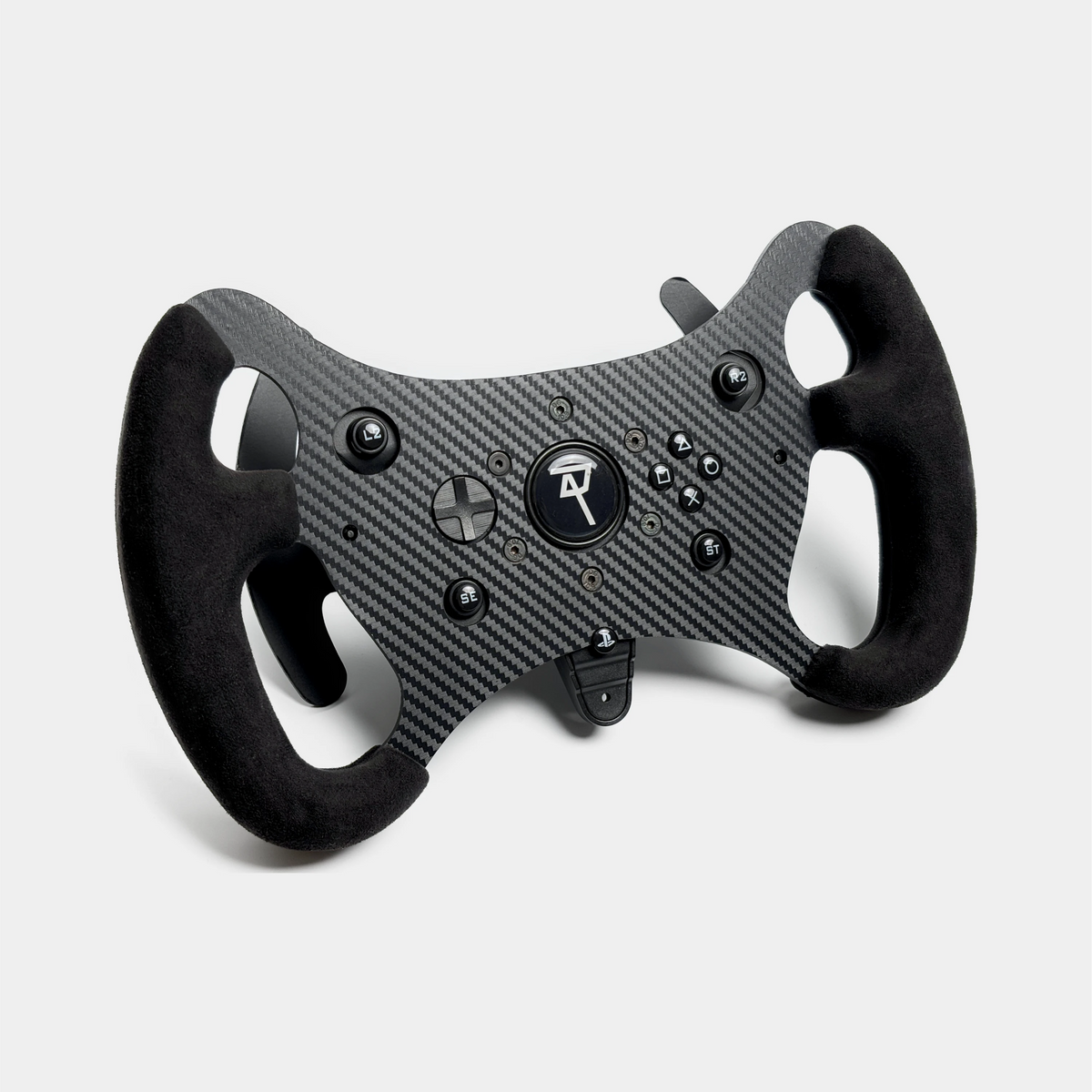 Close-up of the fabric grip section on the GT3 wheel mod