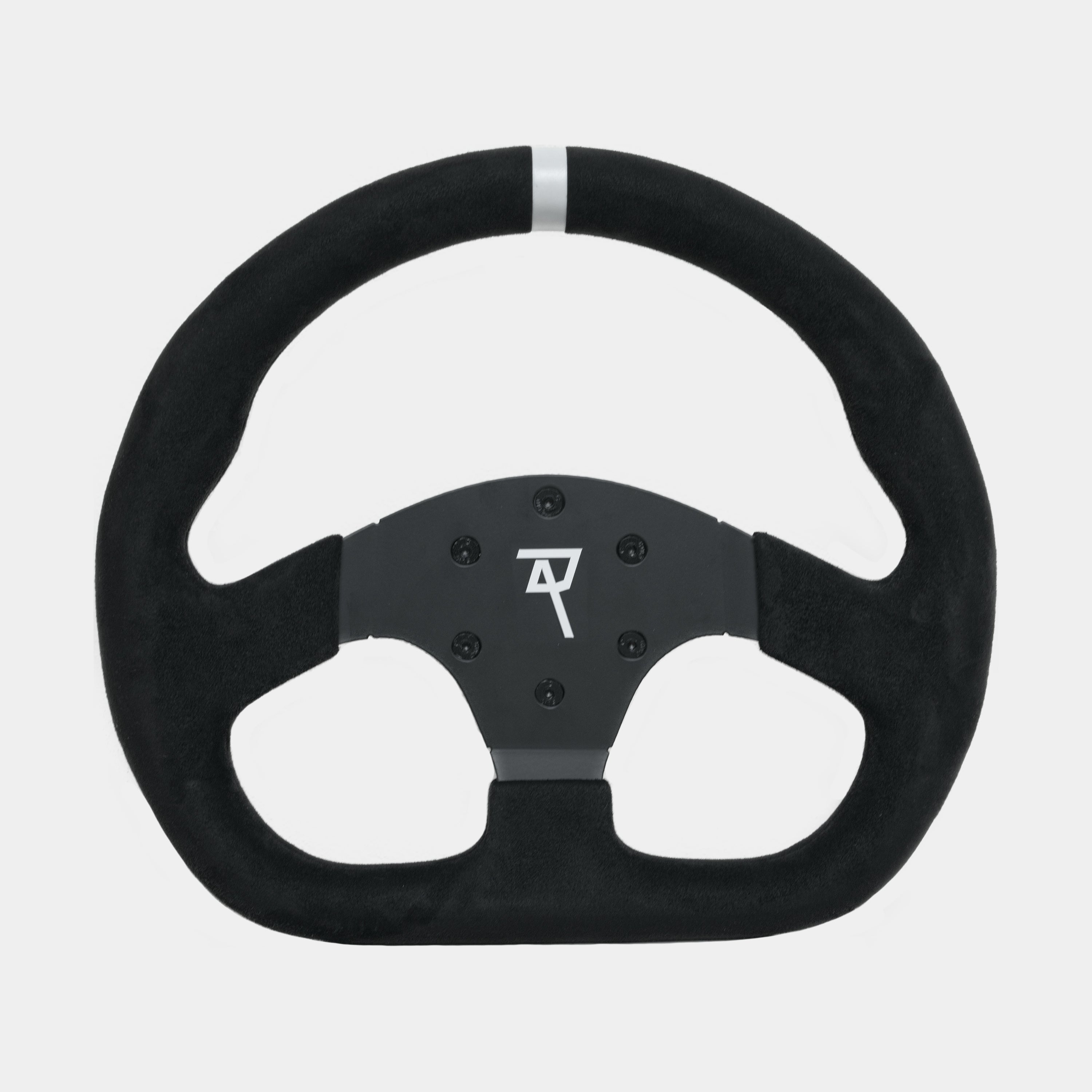 Raceact 320mm Wildleder D-Form Lenkrad
