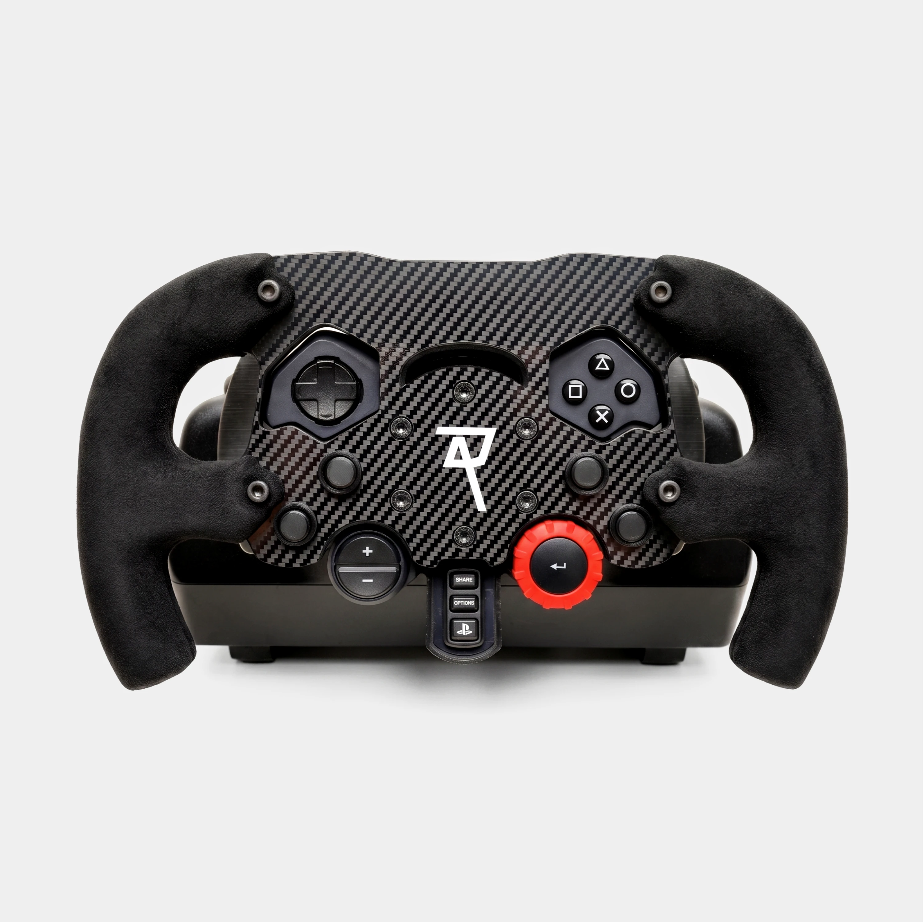 Black F1 wheel mod fitted to a Logitech G29