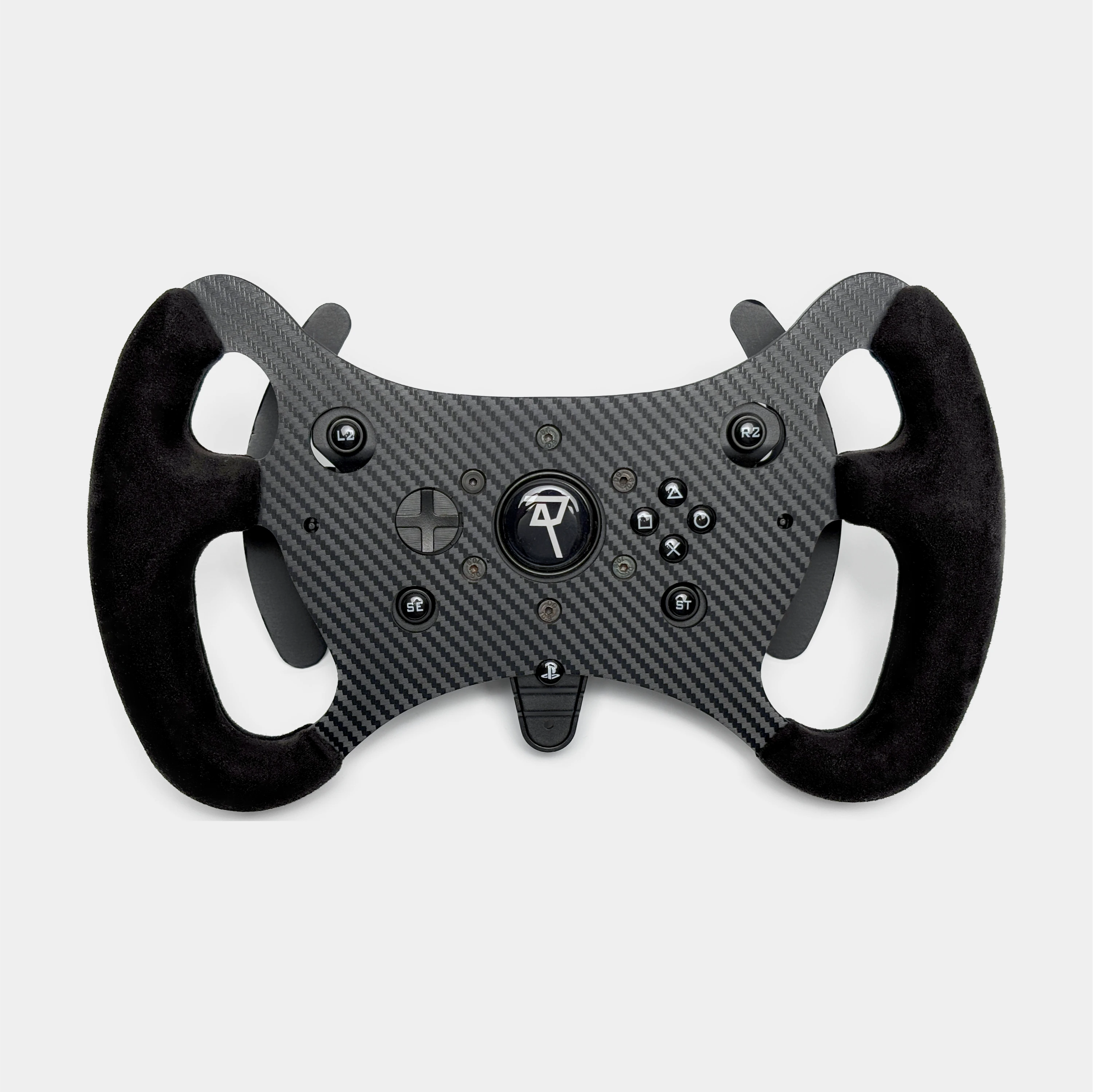 Raceact GT3 wheel mod mounted on a Thrustmaster T300RS