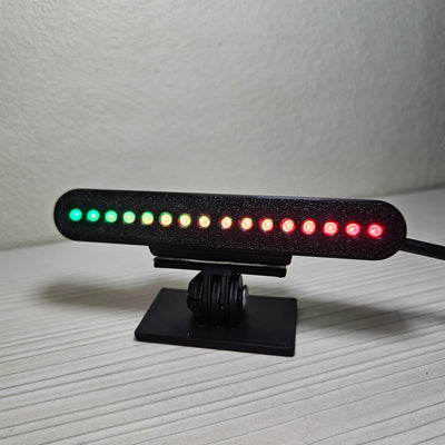 RevLight showing its progressive RPM LED sequence lit up